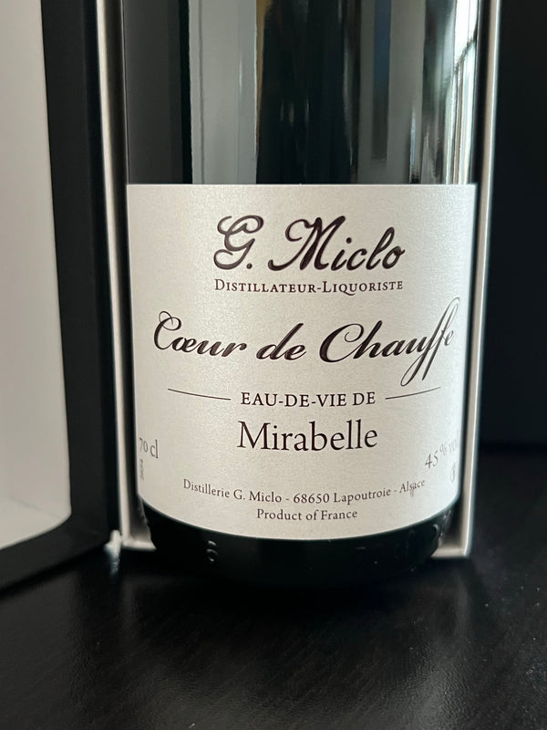 Eau-de-Vie Coeur de Chauffe Mirabelle - Miclo